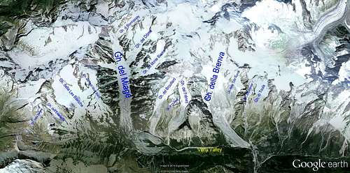 Glaciers of Val Veny (Courmayeur Mont Blanc)
