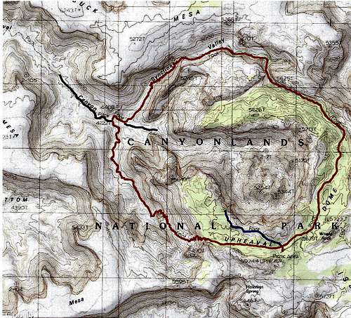 Syncline Loop Map