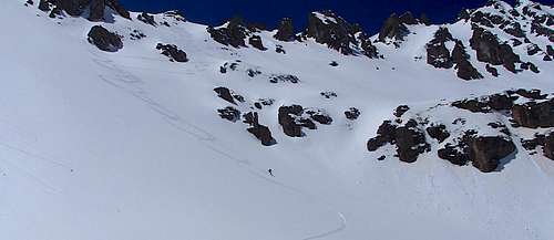 Skiing during a San Juan Traverse