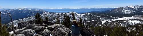 Tahoe Basin from Slide Mtn.