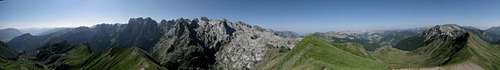 360 degrees panorama of Prokletije