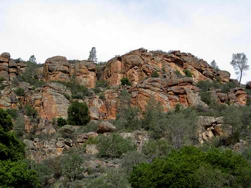 Cliffs Near Start of Trail