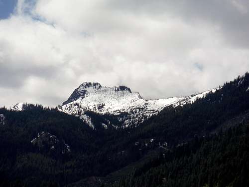 Closeup of Wedge Mountain