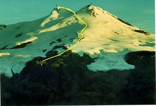 Mount Elbrus-standard route...