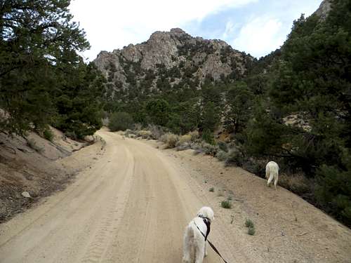 Rock formation seen early on the acces road