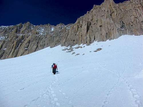 Approaching East Couloir