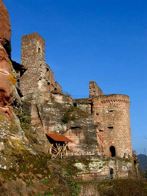 Altendahn Castle built on and...