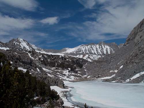 Upper Morgan Lake and Morgan Pass