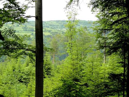 Mount Przedziwna - Our hike – May 27, 2014