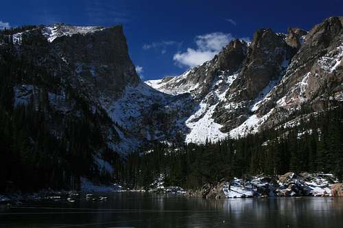 Dream Lake and Hallett Peak