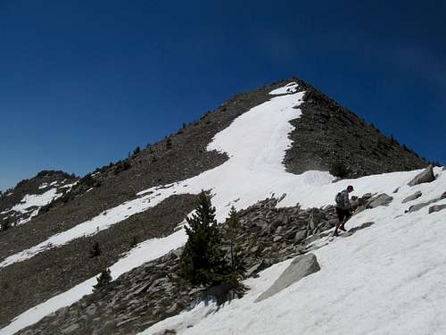 ascending North Ridge