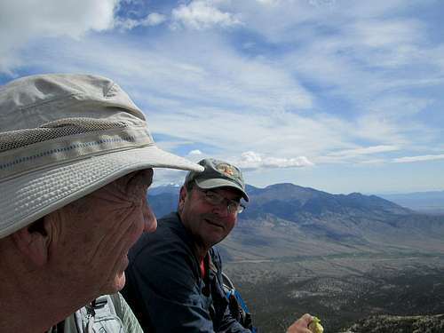 A selfie on the summit