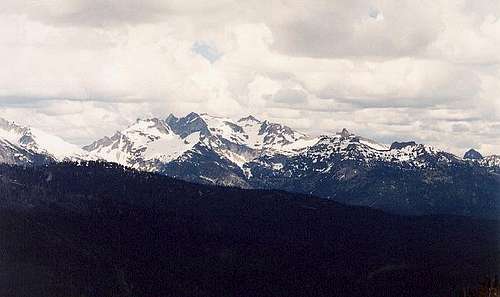 Mt. Daniel as seen from Three...