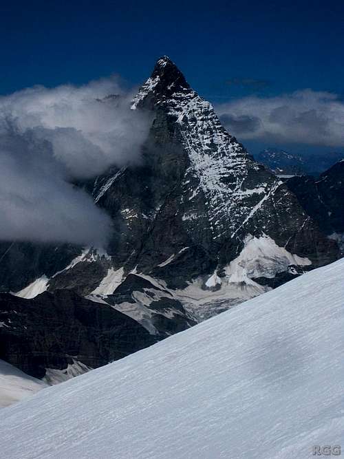 Matterhorn from high on Breithorn