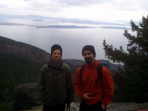 Aaron and Me on the summit