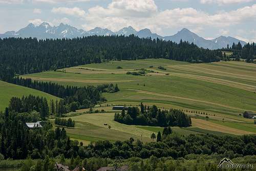 Tatra Mountains from Niedzica