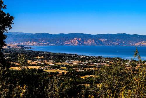 North Clear Lake from Lakeport peak