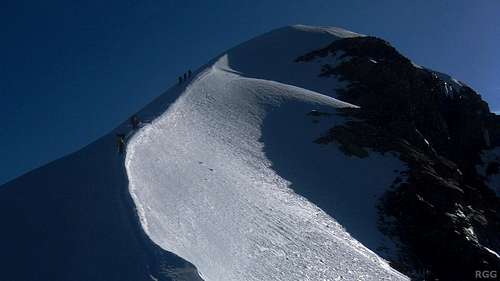Pollux summit ridge