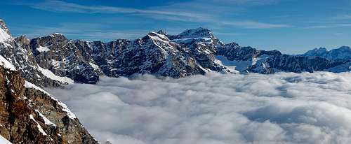 Frontier ridge from Colle delle Locce