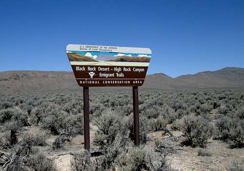 BLM area sign