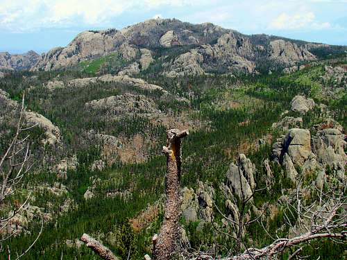 Black Elk Peak from Sylvan Peak