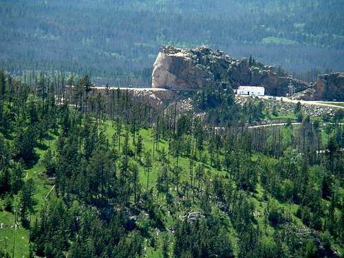 Crazy Horse from Sylvan Peak Summit