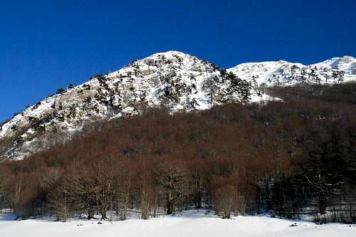 Mt. Pollino (west face from Piano Gaudolin)