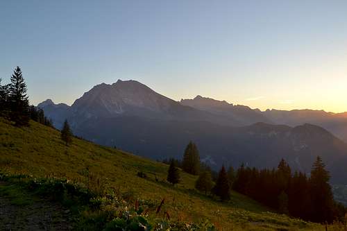 Evening in the Berchtesgaden Alps