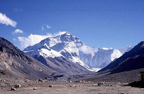 Mount Everest from the north