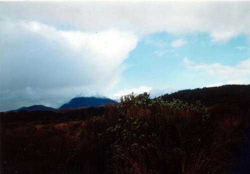 Mount Ngauruhoe While doing...