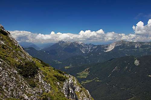 Storzic N ridge - W views