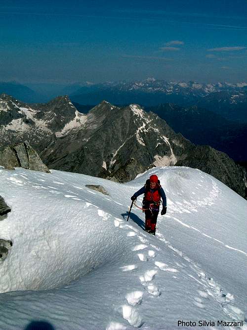 Cima Calotta summit ridge