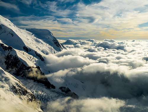 Mont Blanc at dusk