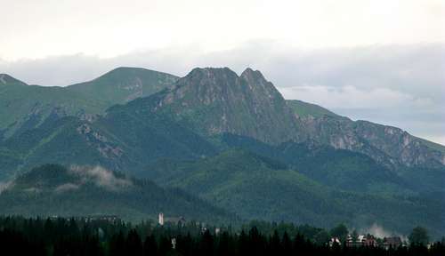 Tatra Mountains seen from Murzasichle