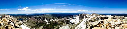 Snowy Range Panorama from Medicine Bow Summit