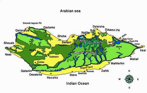 Socotra Map