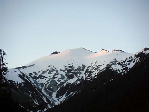Morning Light on Ruth Mountain