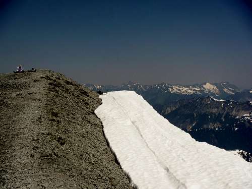 Looking at the true summit from the east viewpoint
