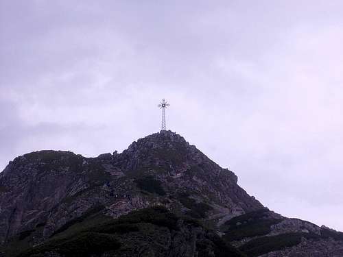 The summit of Mount Giewont