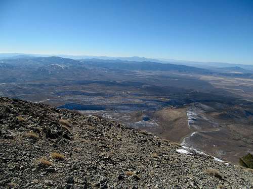 west from the false summit