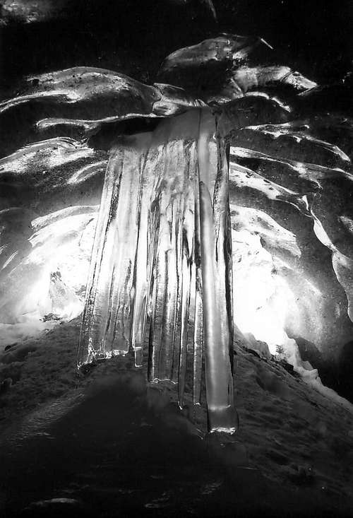 7 Authors in B&W (By Camillo) Ice stalactites 2014