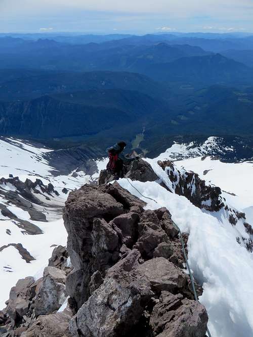 knife edge ridge