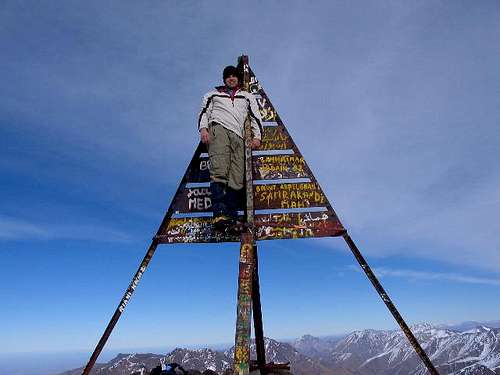 On top of Toubkal