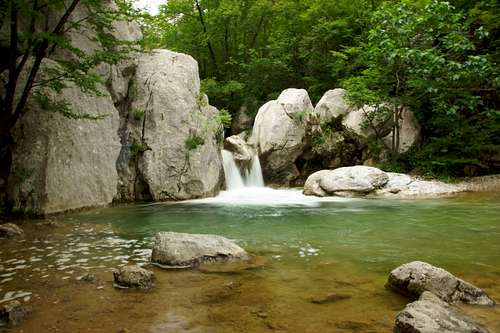 Creek of Paklenica on Velebit