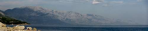 Panorama of Makarska Riviera