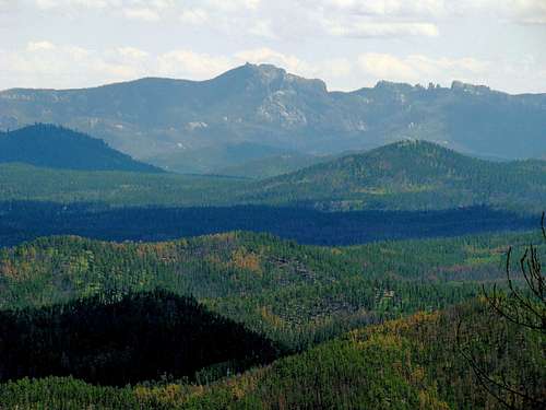 Black Elk Peak from Castle Peak
