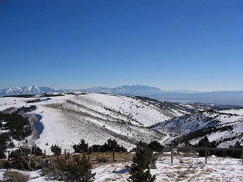 Mt Nebo can be seen to the...