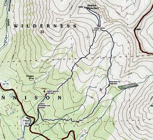 Jenkins Mountain Novice Route