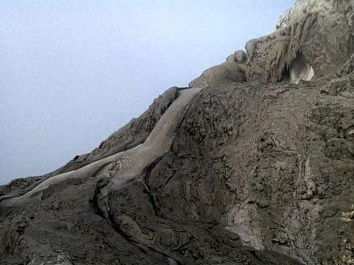 Lava flowing from the Cone...