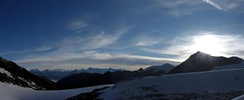 Berner Alpen at sunrise
